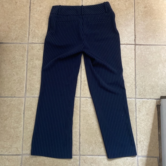 Vintage San Francisco navy pinstriped trousers - Picture 4 of 4